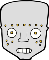 Cartoon-Roboterkopf png