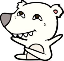 polar bear cartoon png