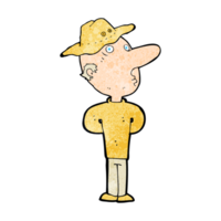 cartoon man wearing hat png