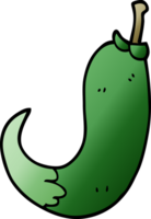 Cartoon-Doodle-Chili-Pfeffer png