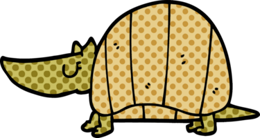 caricatura, garabato, armadillo png