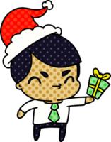 mano dibujado Navidad dibujos animados de kawaii chico png