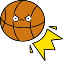 söt tecknad basket png