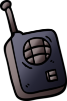 tekenfilm tekening walkie talkie png