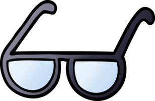 gafas de garabato de dibujos animados png