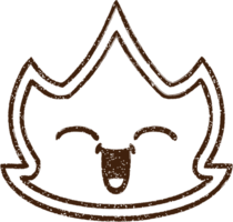 Fire Symbol Charcoal Drawing png