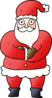 caricatura, garabato, papá noel png