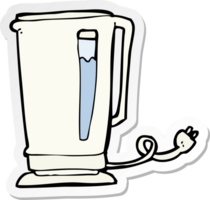 sticker of a cartoon kettle png