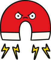 simpatico cartone animato magnete png