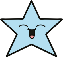 cute cartoon star fish png