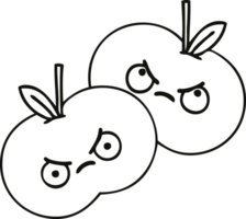 line drawing cartoon apples png