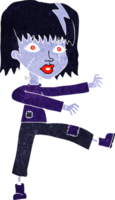 fille de mort-vivant de dessin animé png