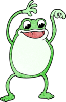 Cartoon-Doodle-Frosch png