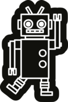 icona del robot danzante png