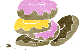 cartoon pile of donuts png