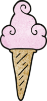 dessin animé doodle glace png