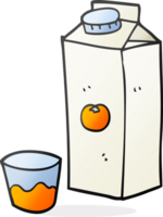 cartoon orange juice png