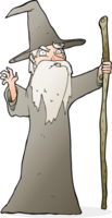 cartoon old wizard png