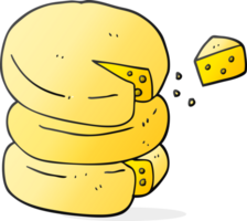 rueda de queso de dibujos animados png