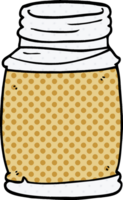 dessin animé doodle d'un pot de stockage png