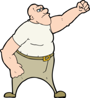 Cartoon wütender Mann png