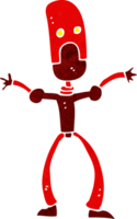 robô engraçado dos desenhos animados png