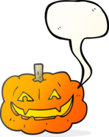 speech bubble cartoon spooky pumpkin png