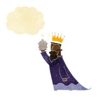 one of the three wise men with thought bubble png