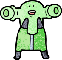 friendly cartoon alien png