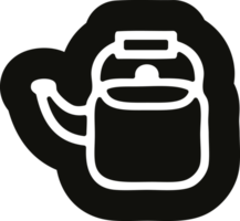 cocina tetera icono símbolo png