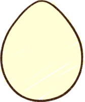 dibujo de tiza de huevo png