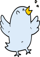 chant d'oiseau de dessin animé png