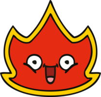 cute cartoon of a fire png