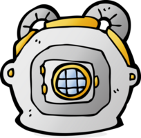 cartoon deep sea diver helmet png