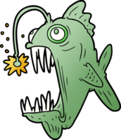 poisson lanterne de dessin animé png