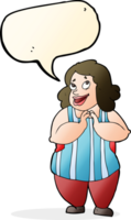 cartoon happy cook with speech bubble png