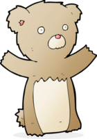 ours en peluche de dessin animé png