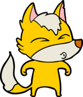 Fuchs-Zeichentrickfigur png