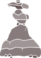 cartoon doodle boulders png