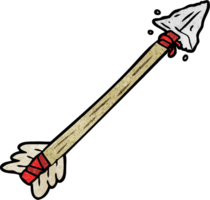 cartoon primitive arrow png