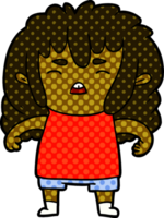 niño enojado de dibujos animados png