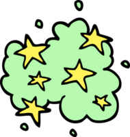 cartoon doodle stars png