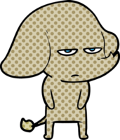 annoyed cartoon elephant png