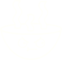 dibujo de tiza de sopa caliente png