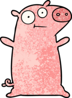 happy cartoon pig png