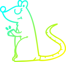 freddo pendenza linea disegno cartone animato bianca topo png