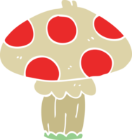 cartoon doodle toadstool png