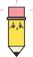 cute cartoon pencil png