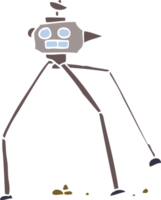 Cartoon-Doodle-Weltraumrakete png