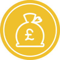 money sack circular icon png